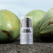 Bali Gents Hydra Age Moisturizer Mood Pic mit Kokosnüssen