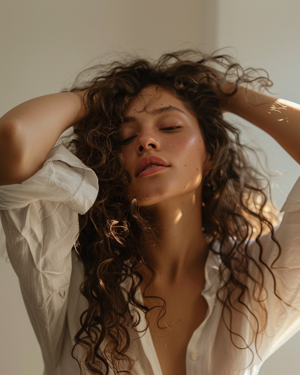 So bringst du deine Locken zwischen den Waschtagen zurück in Form