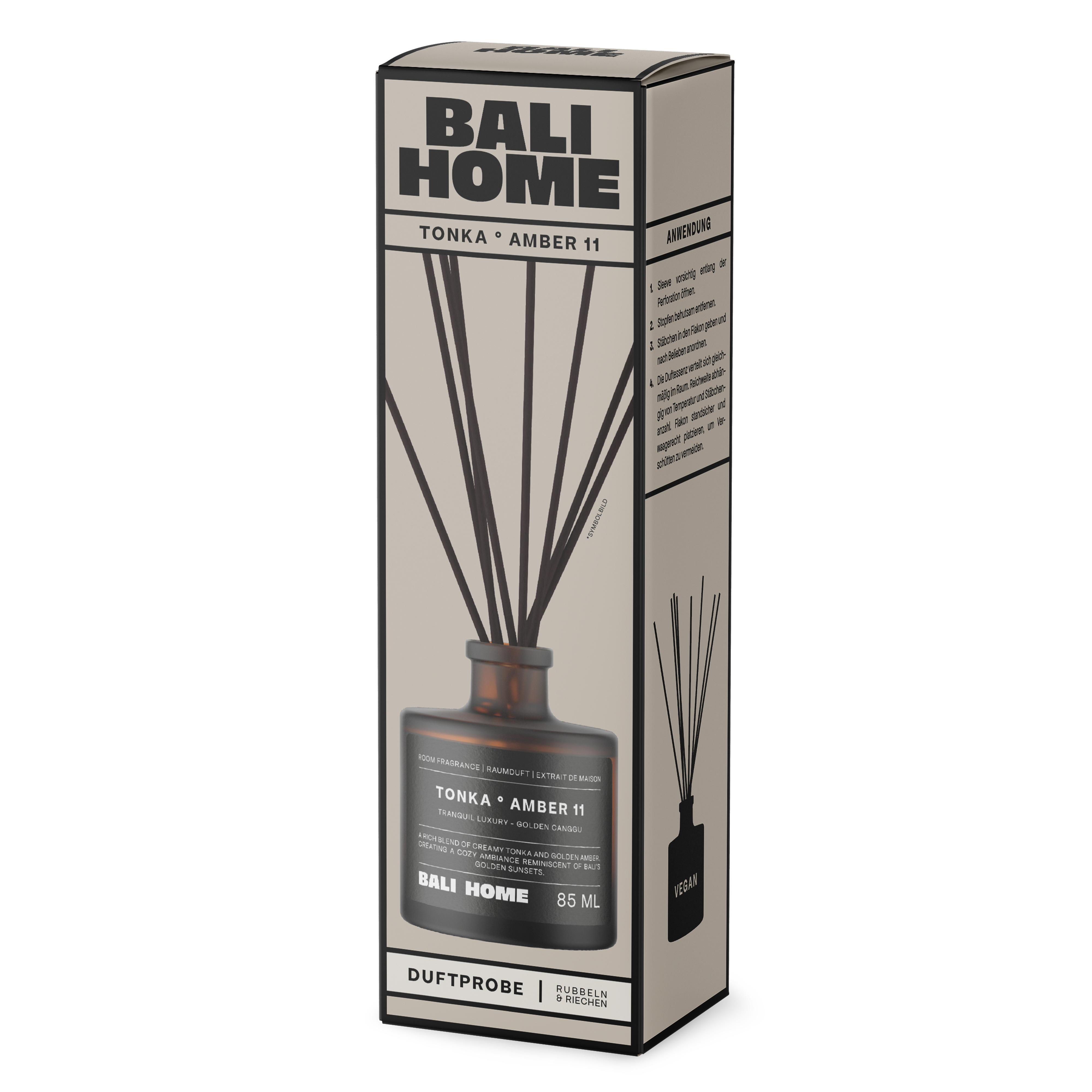 Bali Home Tonka Schachtel Produktabbildung auf Transparentem Hintergrund