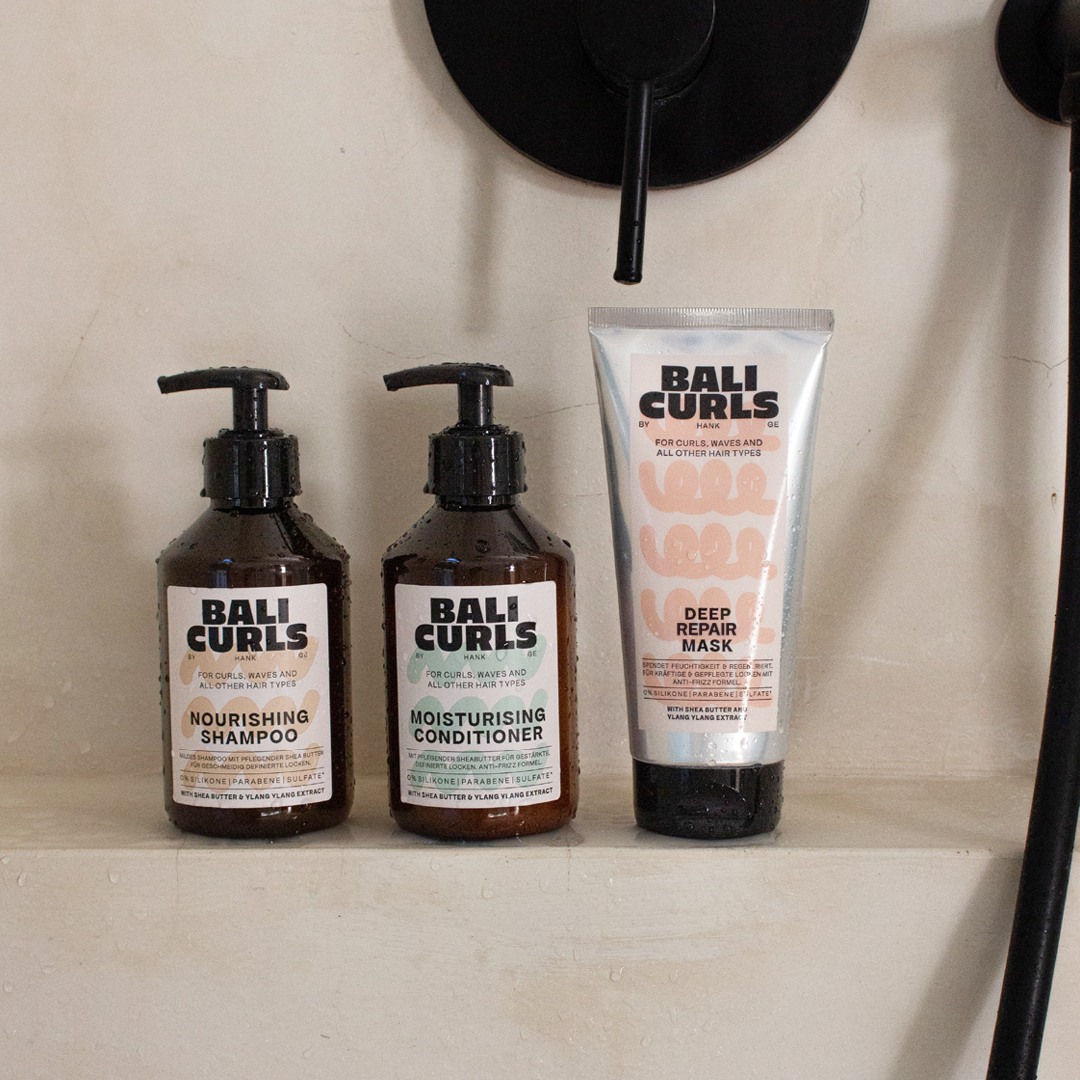Bali Curls Essentials Shampoo, Conditioner and Repair Mask