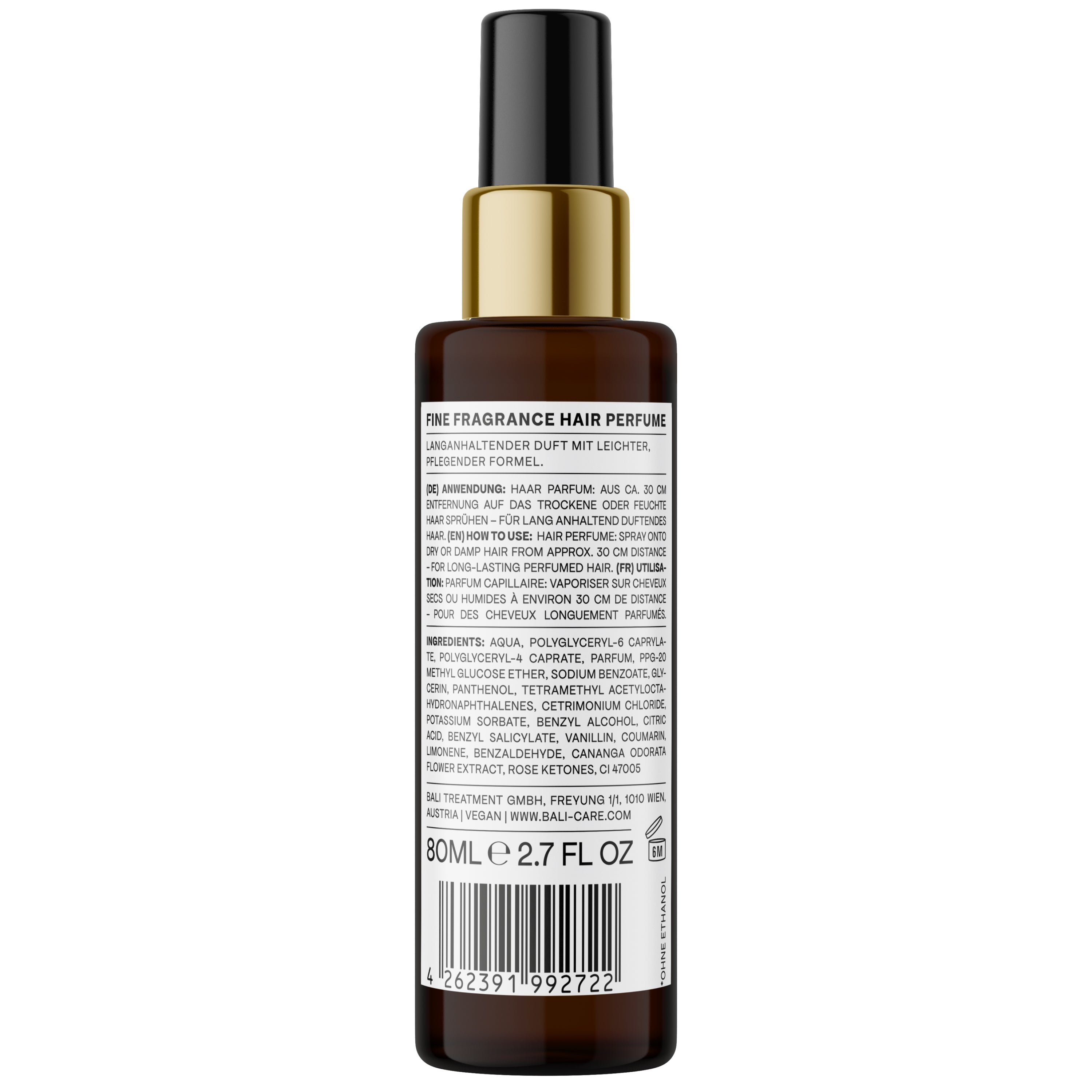 Bali Curls Hair Perfume Creamy Vanilla Cashmere Produktabbildung Back