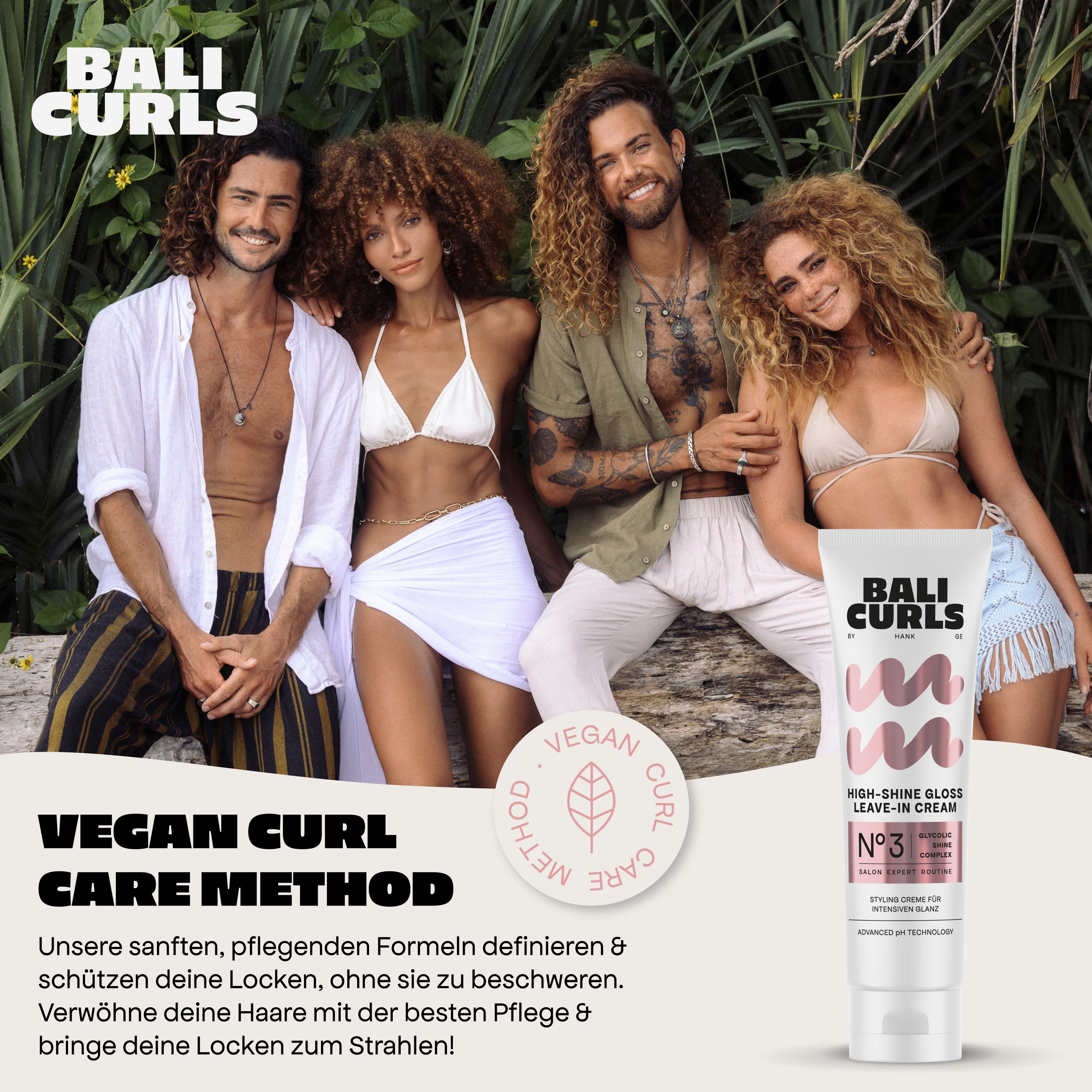 Bali Curls High Shine Gloss Leave in Cream Mood 1