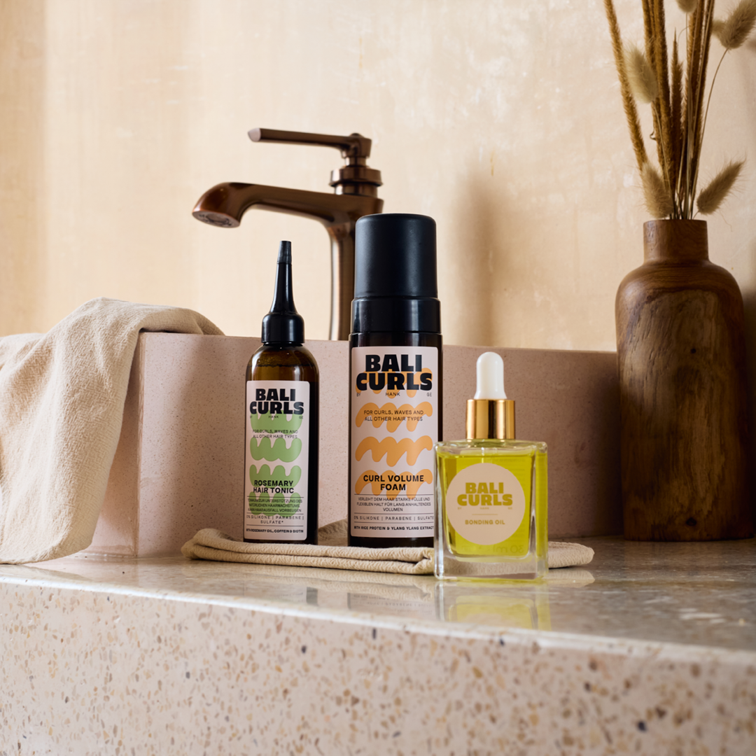 Bali Curls Treatments Oil, Foam und Hair Tonic