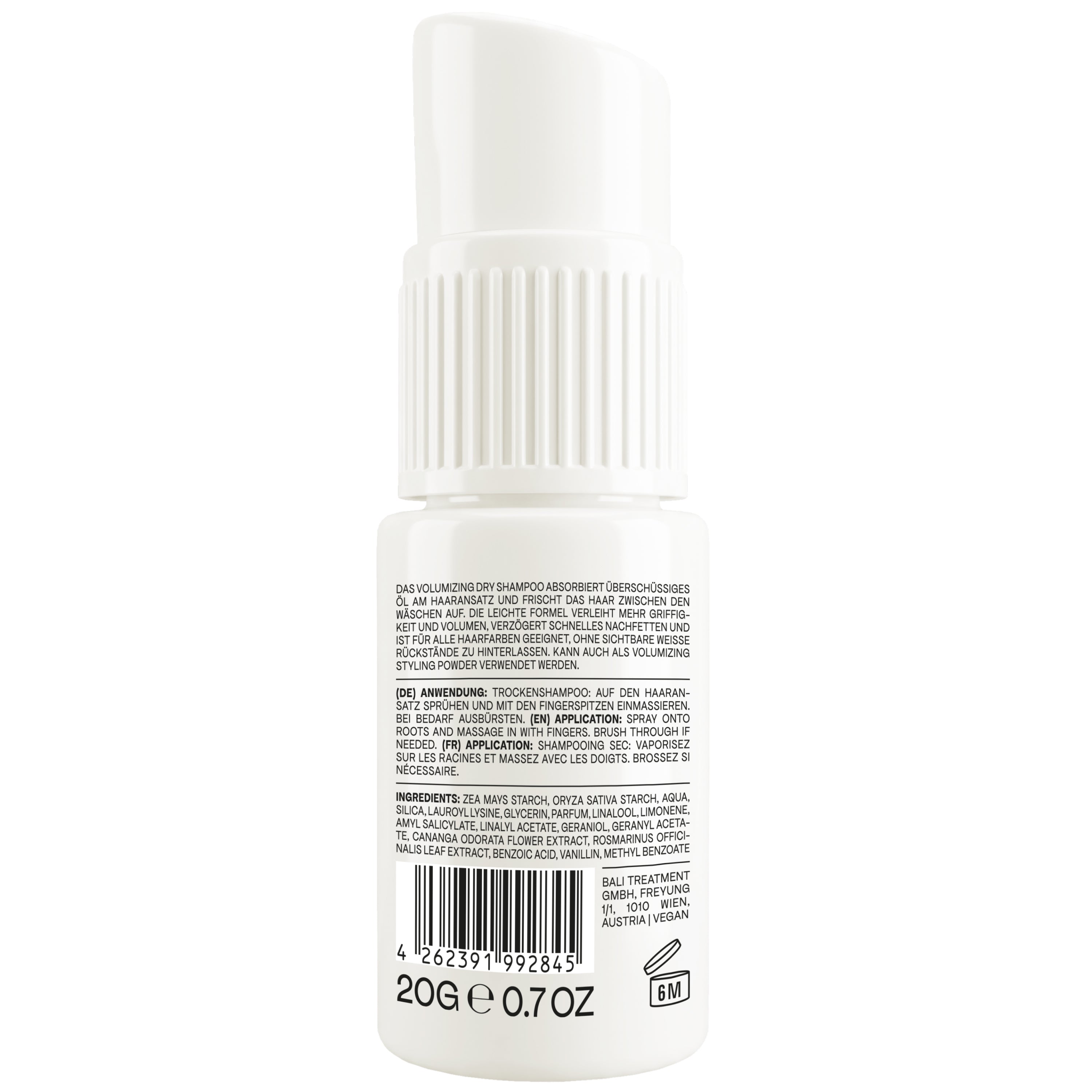 Bali Curls Volumizing Dry Shampoo Produktabbildung Back