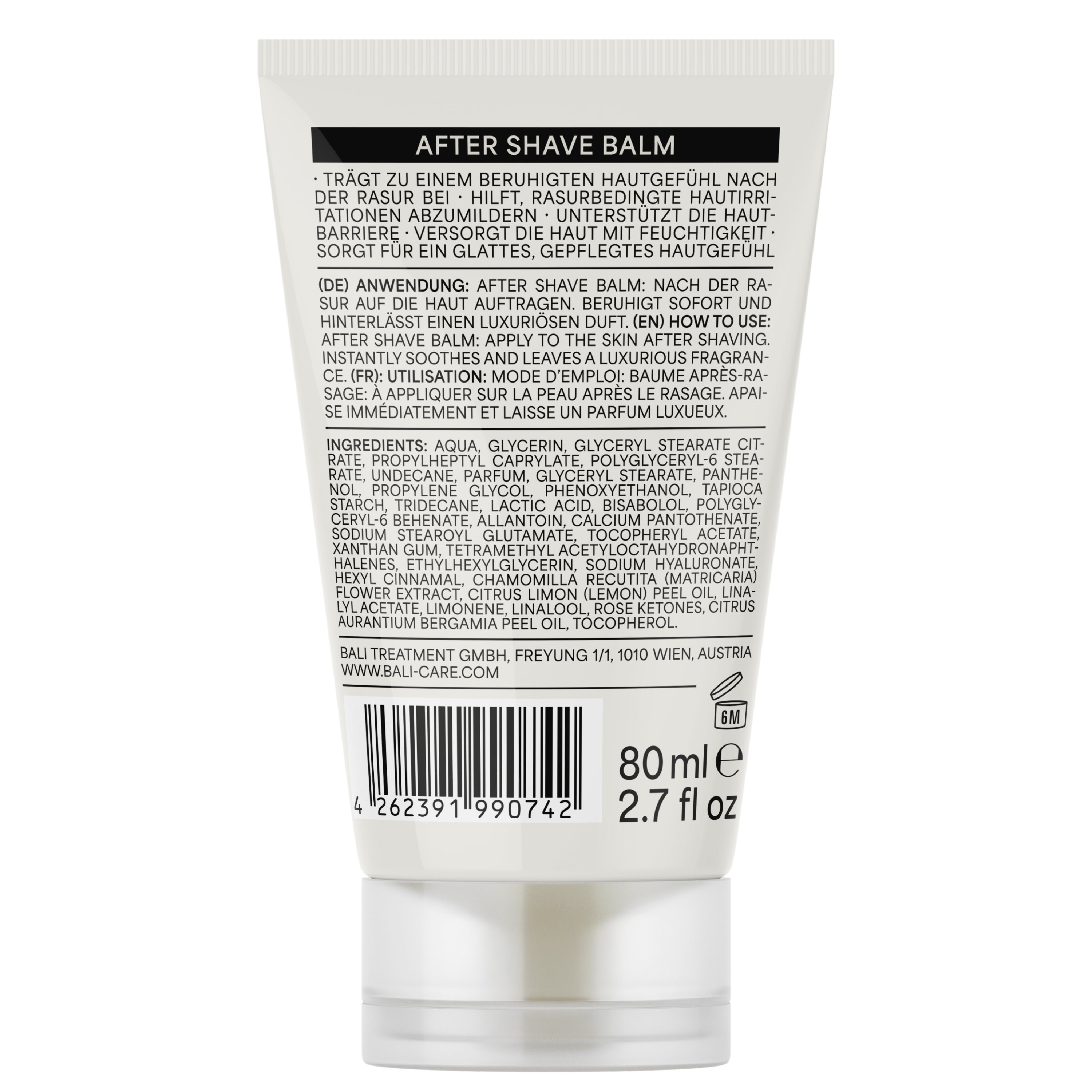 Bali Gents After Shave Balm Produktabbildung Back
