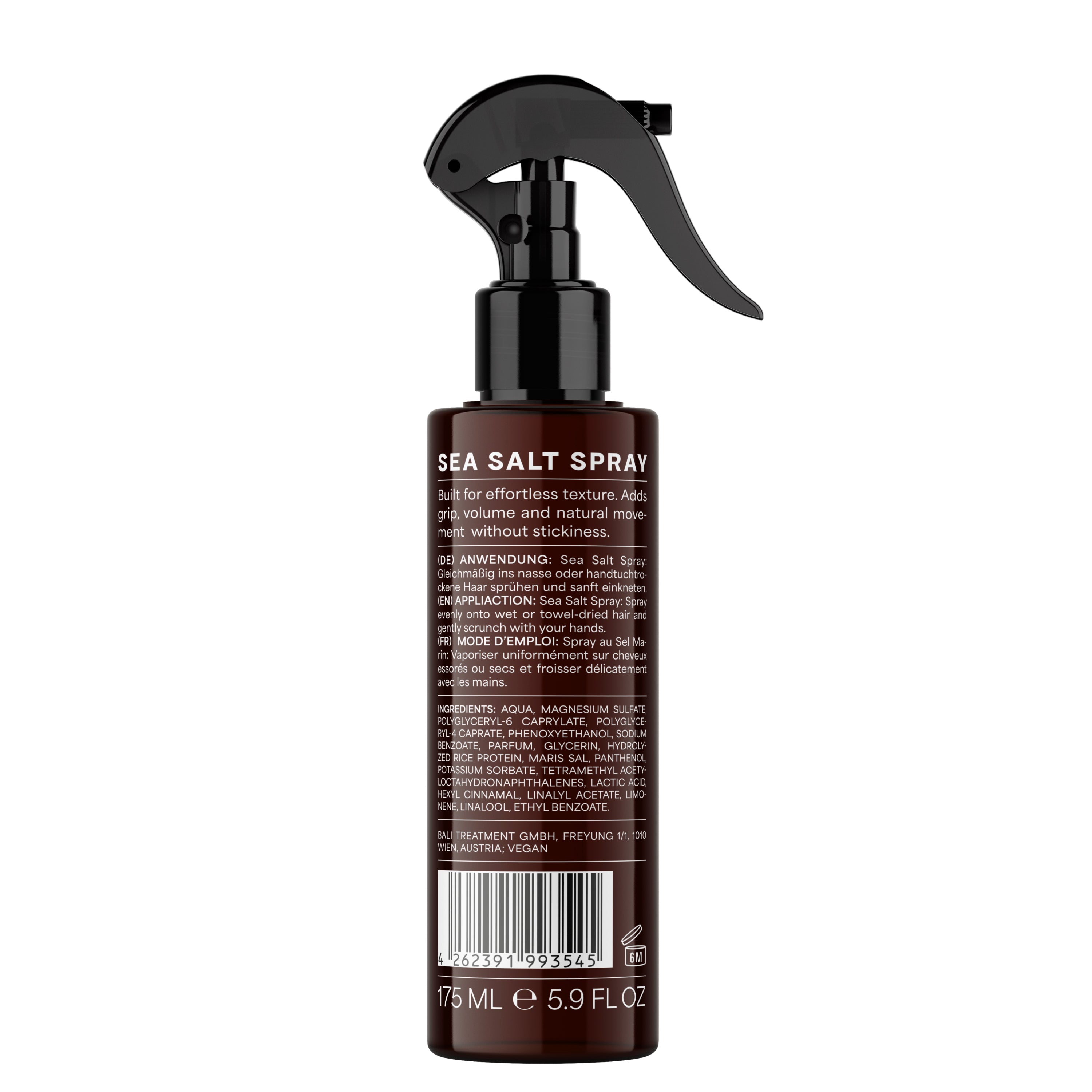 Bali Gents Amazon Sea Salt Spray Produktabbildung Back