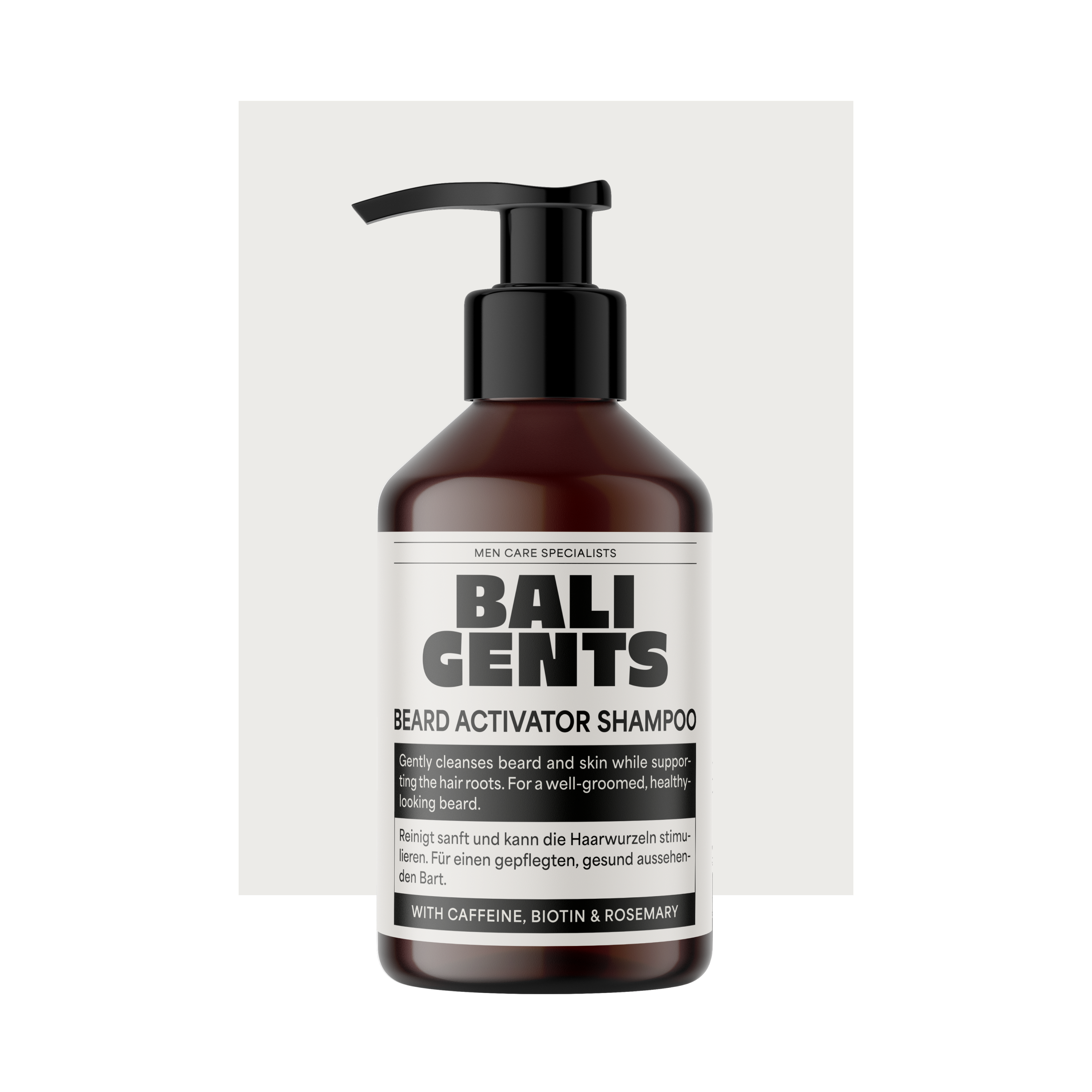 Bali Gents Beard Activator Shampoo Produktabbildung Shape