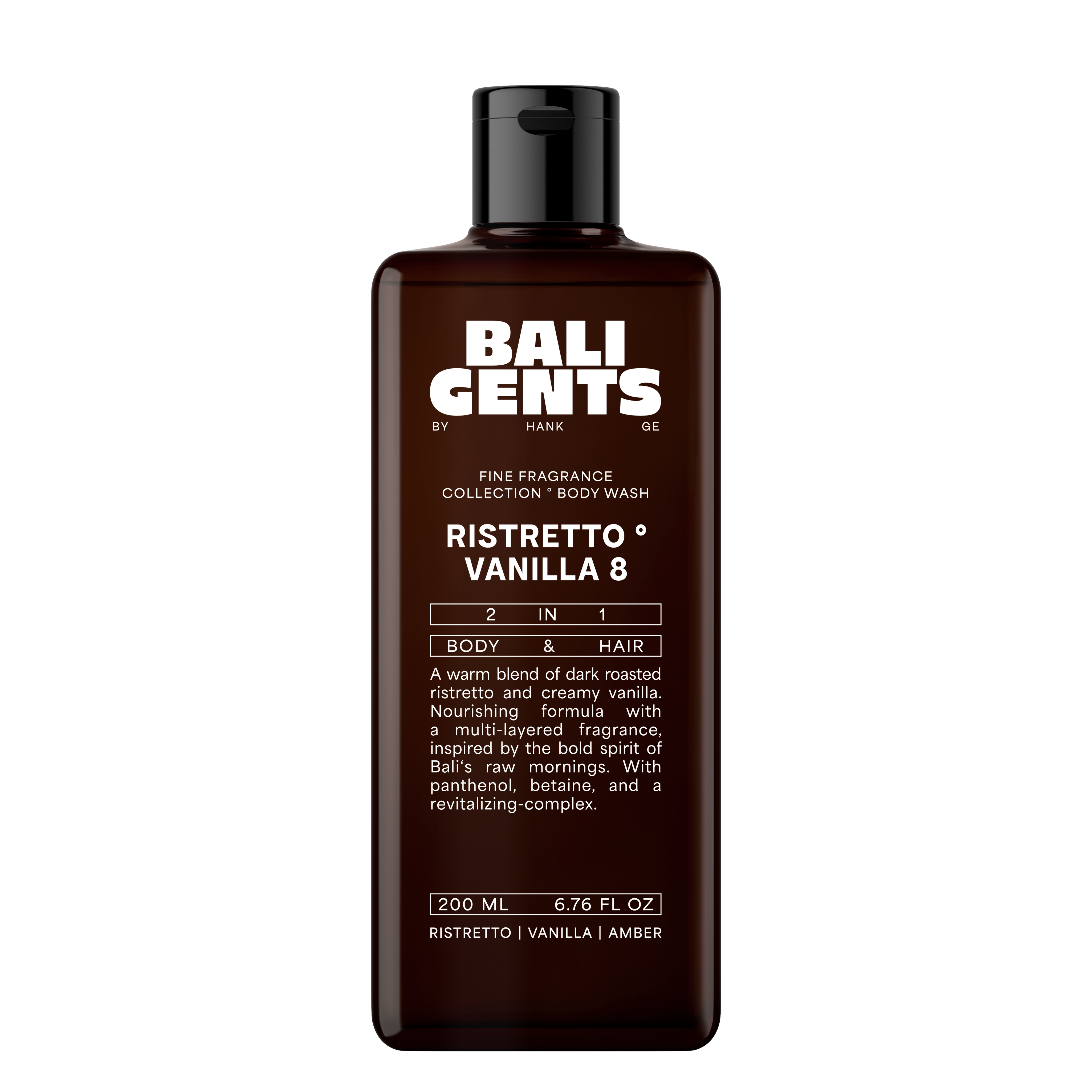 Bali Gents Duschgel Ristretto & Vanilla Produktabbildung Front