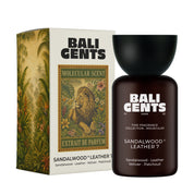 Bali Gents Extrait de Parfum Sandalwood Leather Produktabbildung mit Karton