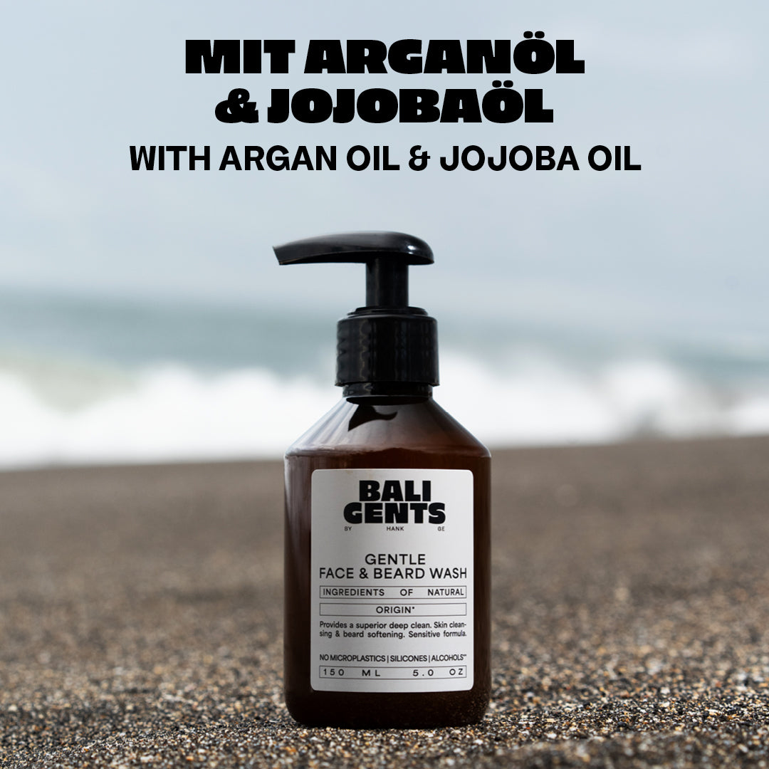 Bali Gents Gentle Face & Beard Wash Ingredients Pic