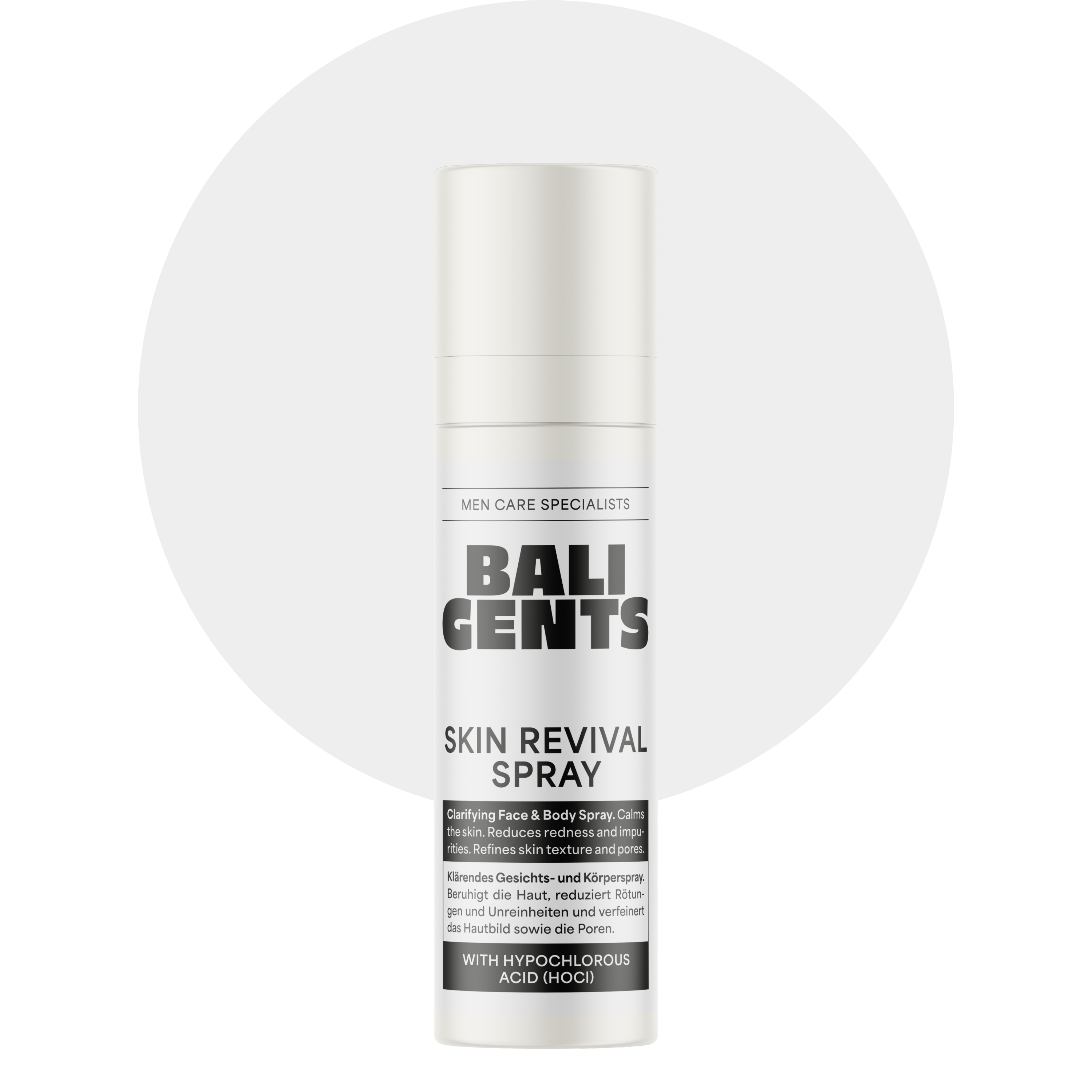 Bali Gents Skin Revival Spray-Produktabbildung Shape