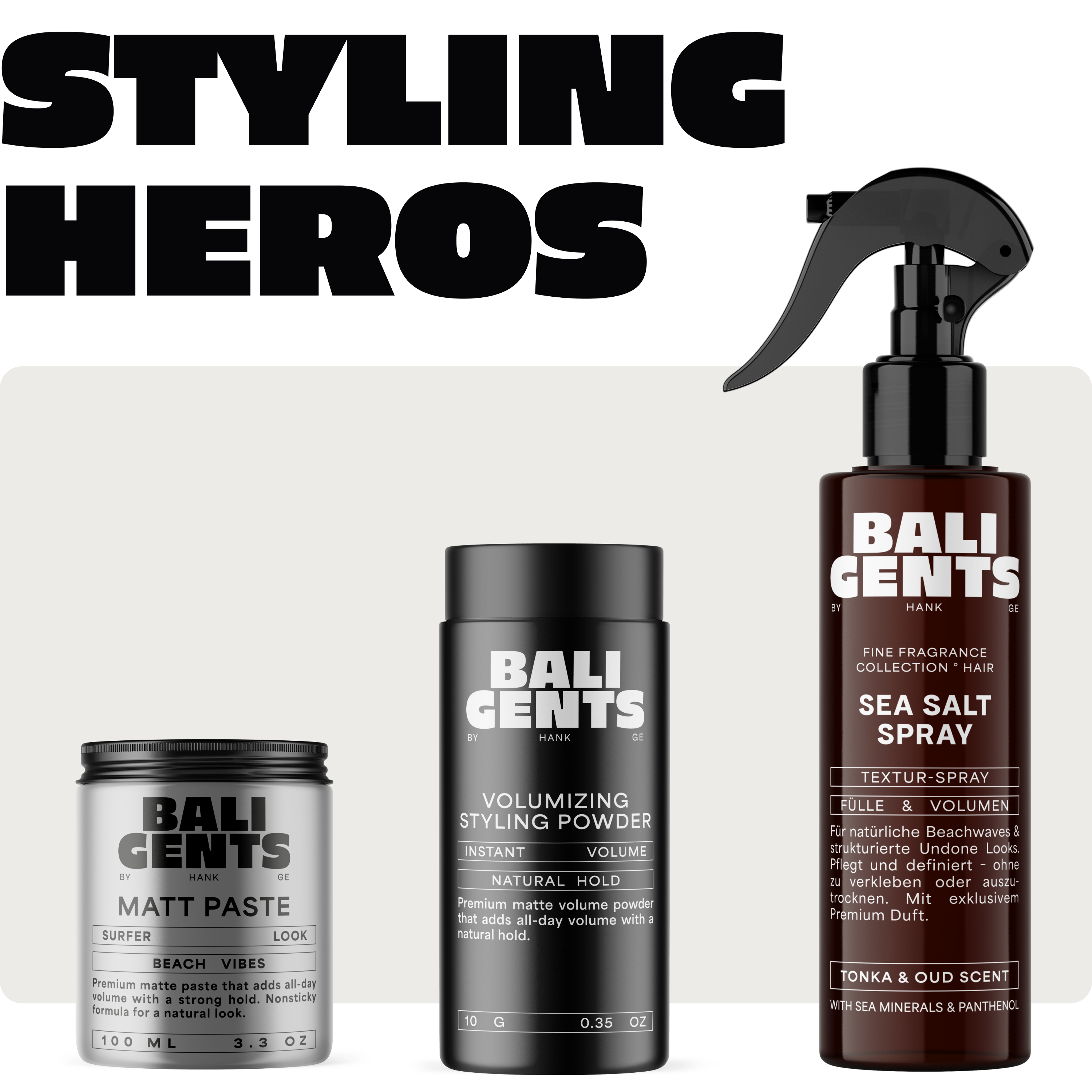 Bali Gents Styling Heros Produktabbildung