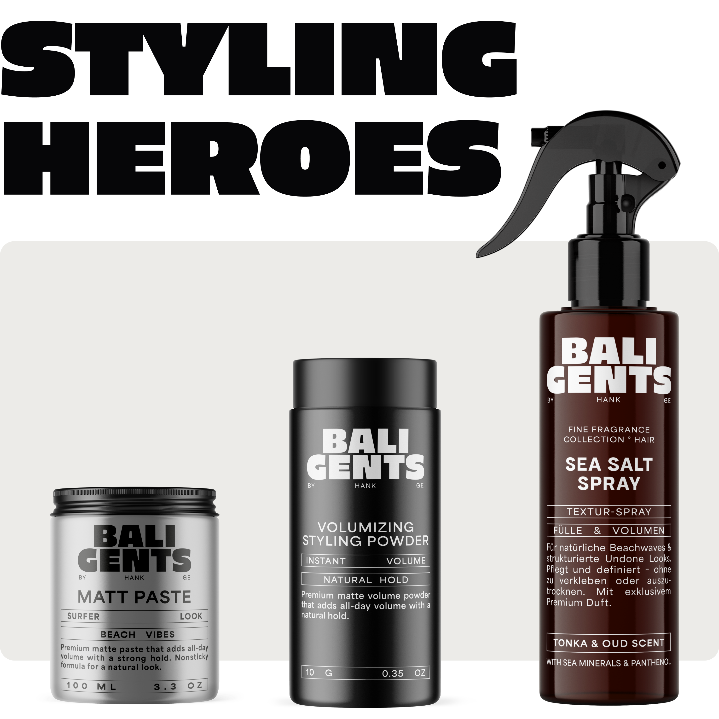 Bali Gents Styling Heros Produktabbildung