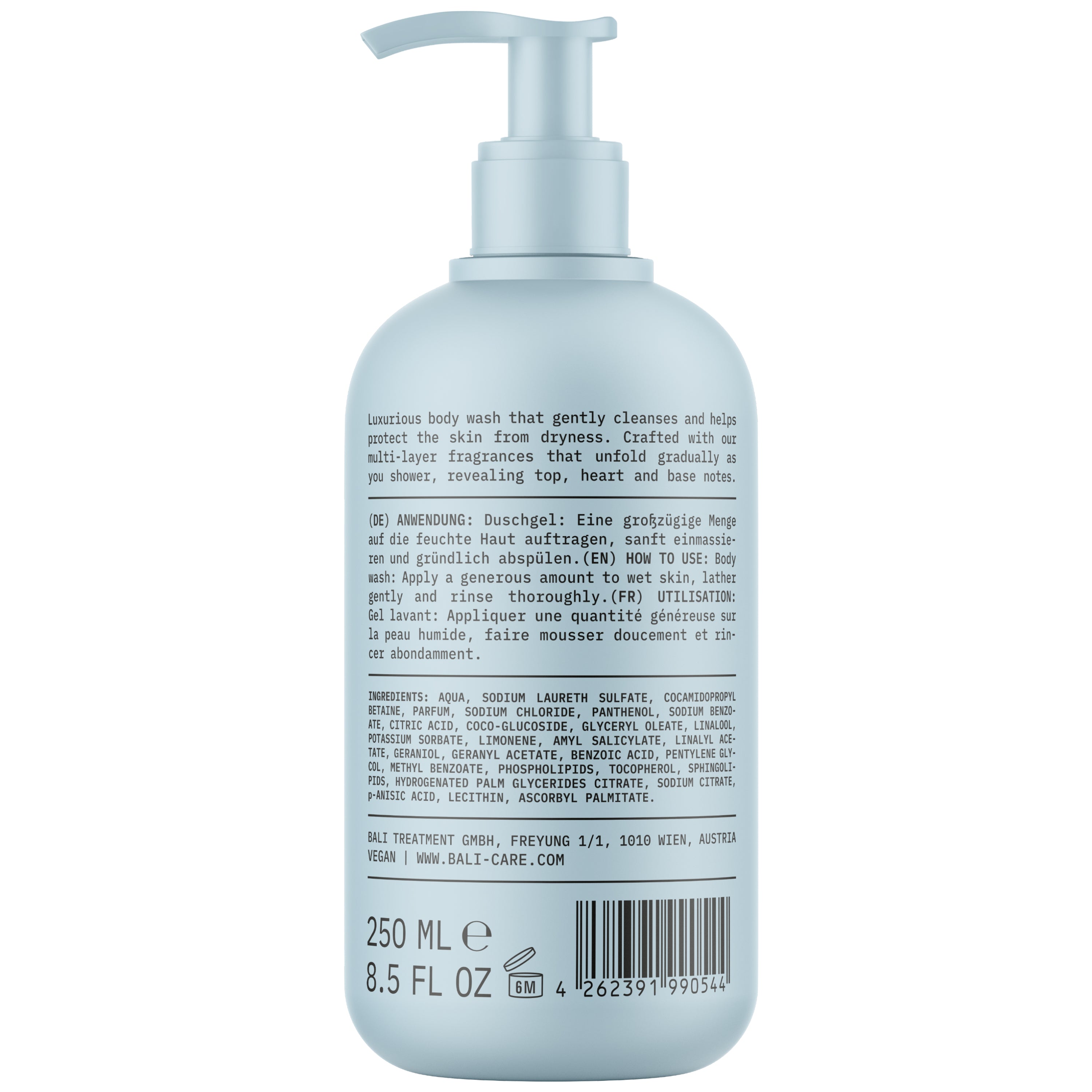 Bali Skin Bodywash Coconut Milk Silk Produktabbildung Back