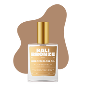 Bali Bronze Golden Glow Produktabbildung vor bronze farbener welliger form mit transparentem Hintergrund